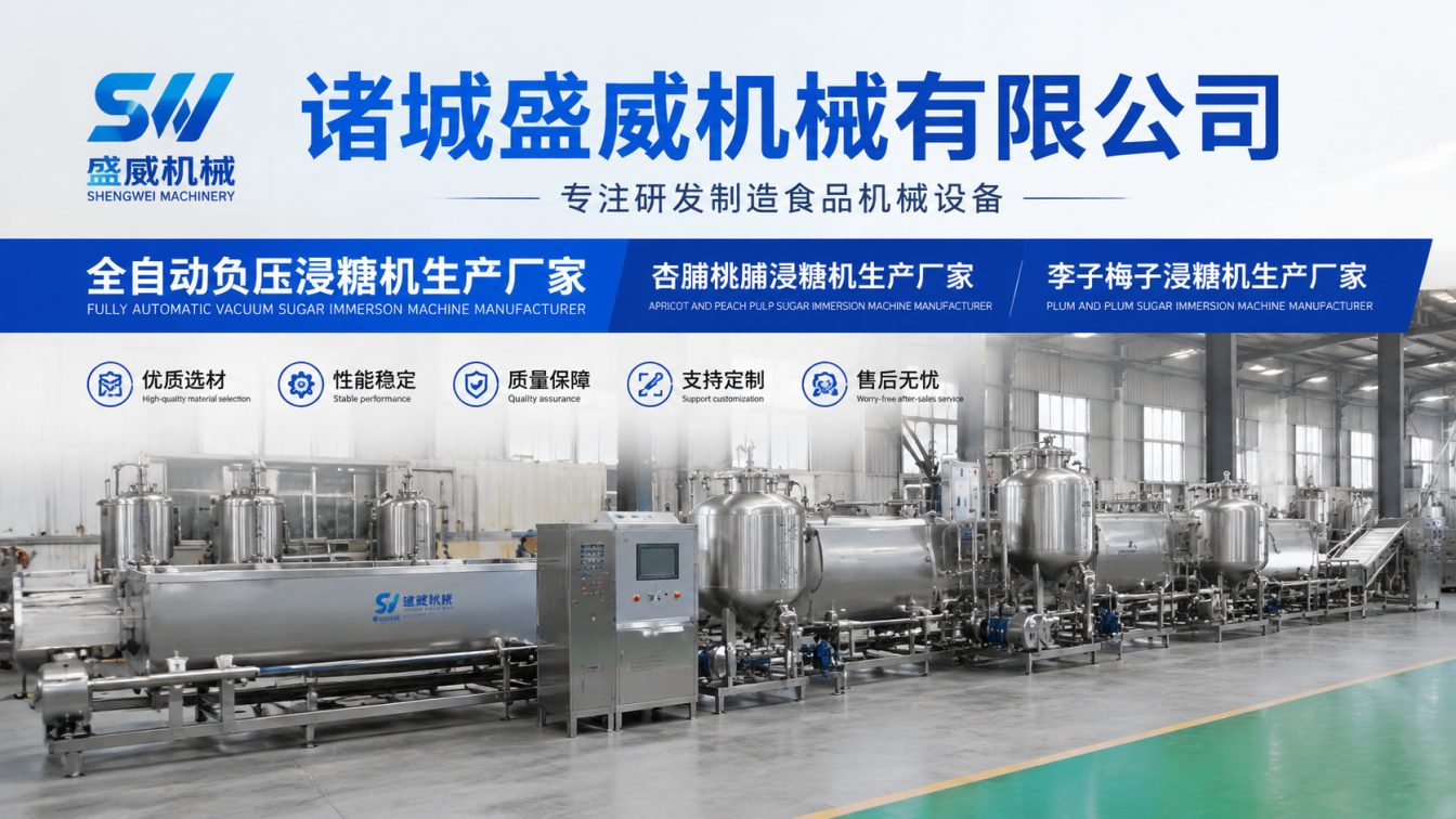 眉山为果脯加工提供负压浸糖方案